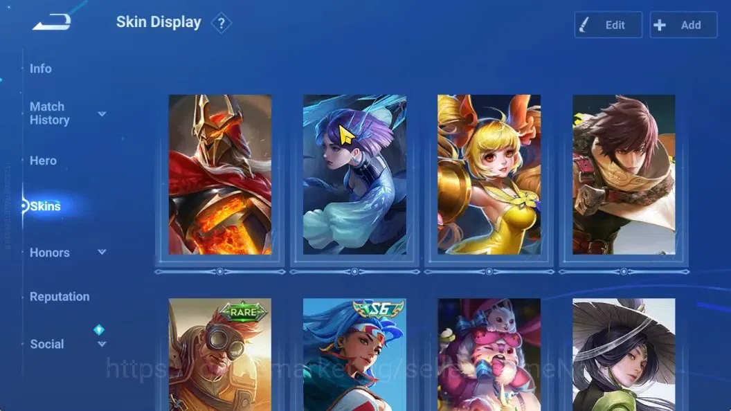 Honor of Kings Accounts Hero 34 Skin 29 | Legend Skin Selection Chest |2 L image 4