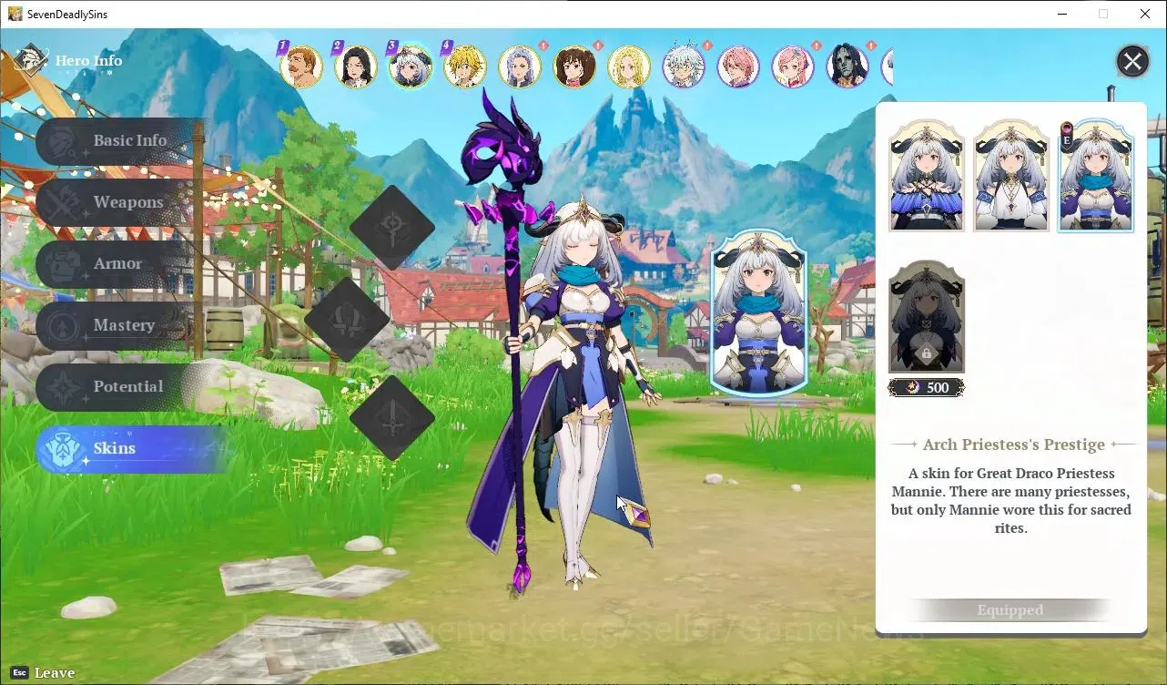 The Seven Deadly Sins: Origin Accounts SEA|Lvl 42|7 SSR|EscanorP6,MeliodasP5,GuilaP5,Mann image 10