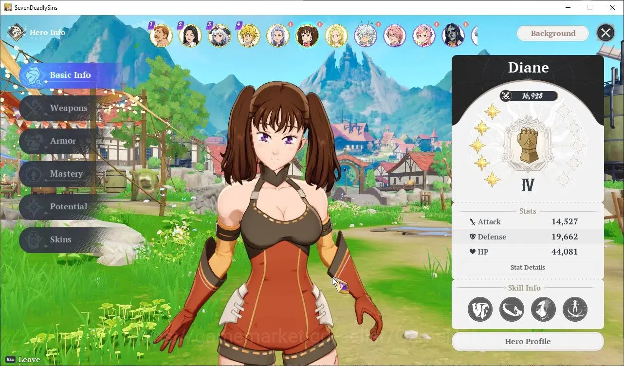 The Seven Deadly Sins: Origin Accounts SEA|Lvl 42|7 SSR|EscanorP6,MeliodasP5,GuilaP5,Mann image 13