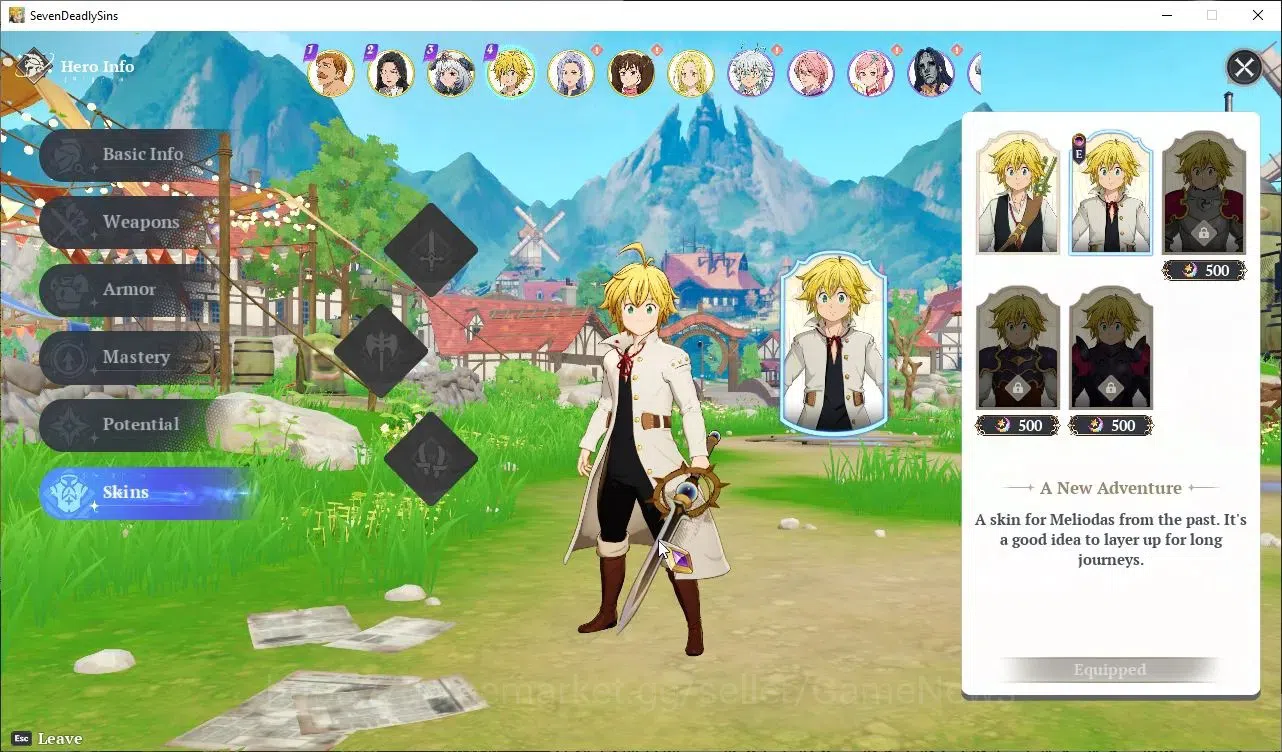The Seven Deadly Sins: Origin Accounts SEA|Lvl 42|7 SSR|EscanorP6,MeliodasP5,GuilaP5,Mann image 6