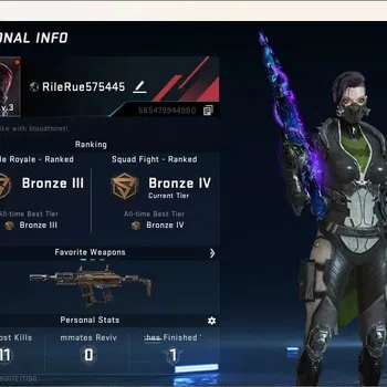 Blood Strike Accounts Others ASIA | 1 Eternal Gun:DBZ95-Whisper|1 Ultra Melee:Katar-Selachian| 1 Epic Name Changing