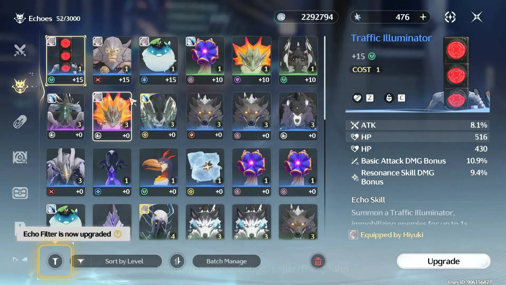 Wuthering Waves Accounts SEA|UL 28 | Rank 3 | Hiyuki L40, Shorekeeper L40,  image 13