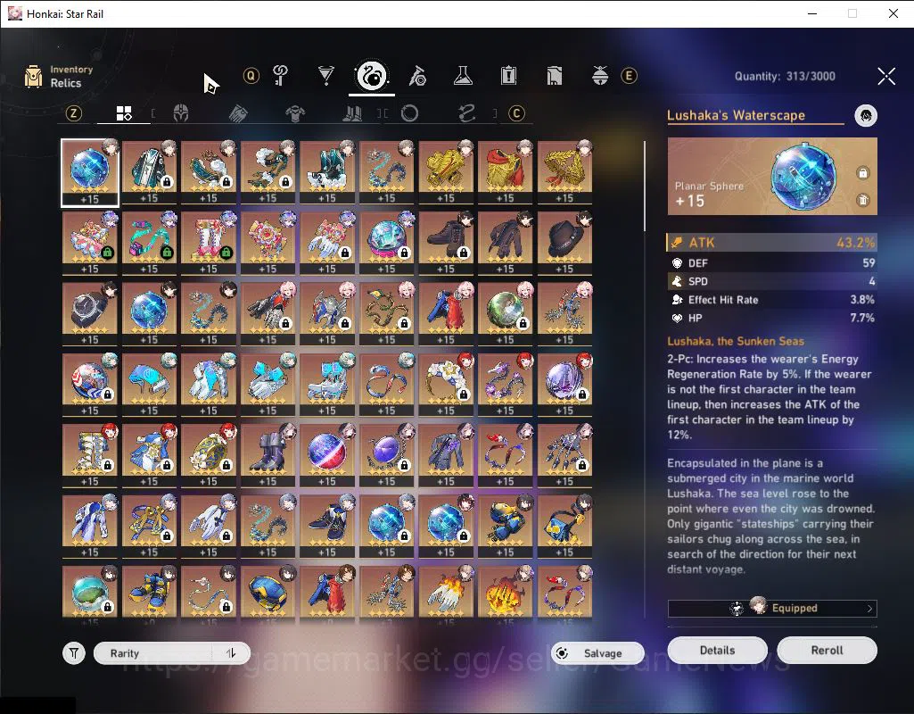 Honkai Star Rail Accounts Asia|TL 70|Herta Prem Team|10 Limited|[SW LV.999 E image 7