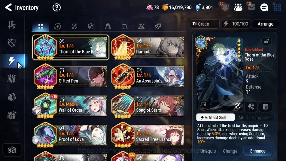 Epic Seven Accounts Mid-Tier GLOBAL Unverif|NewEra|5 ML(Salome,A Tywin,BM Haste,Etc)+TA Coli,Setsuka,AS Flan,Etc|PoH ON|3,9K 11