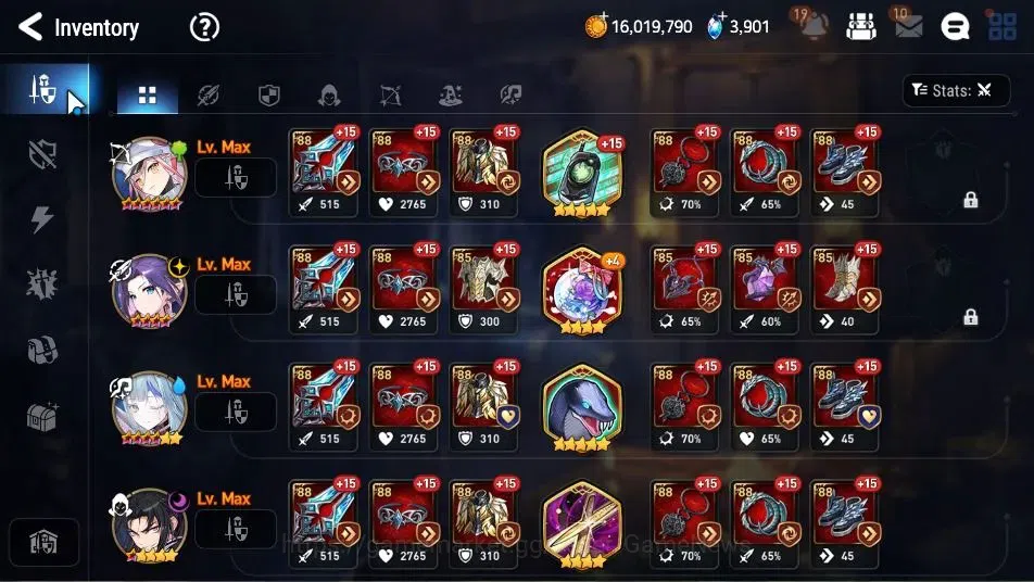 Epic Seven Accounts Mid-Tier GLOBAL Unverif|NewEra|5 ML(Salome,A Tywin,BM Haste,Etc)+TA Coli,Setsuka,AS Flan,Etc|PoH ON|3,9K 9