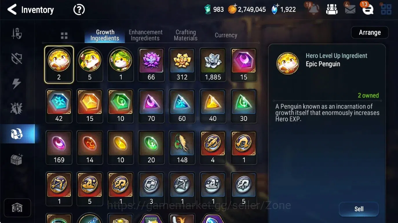 Epic Seven Accounts Global|Unverif|16ML (LOTScales, Straze, Rinak)Etc. image 15