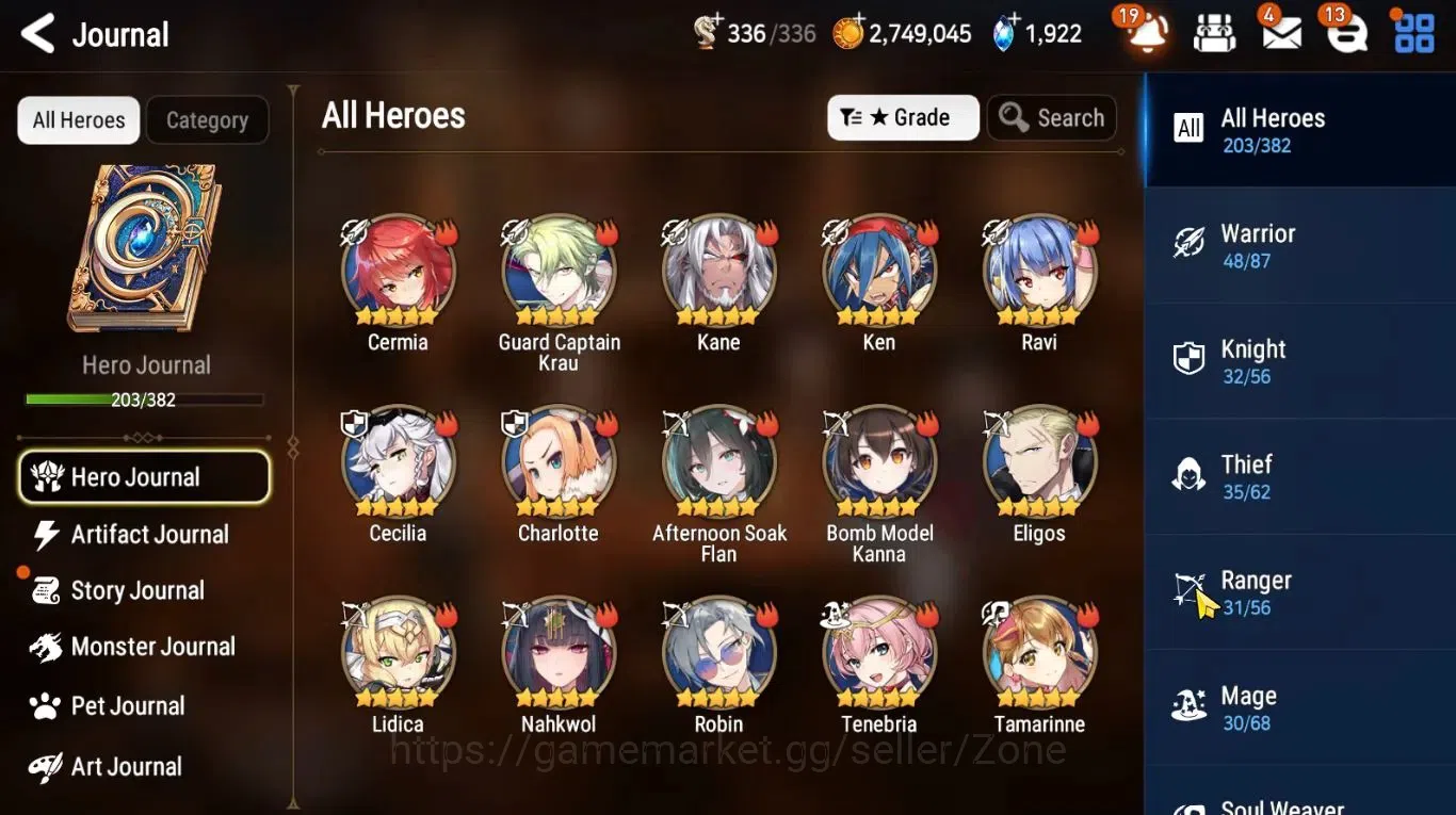 Epic Seven Accounts Global|Unverif|16ML (LOTScales, Straze, Rinak)Etc. image 3