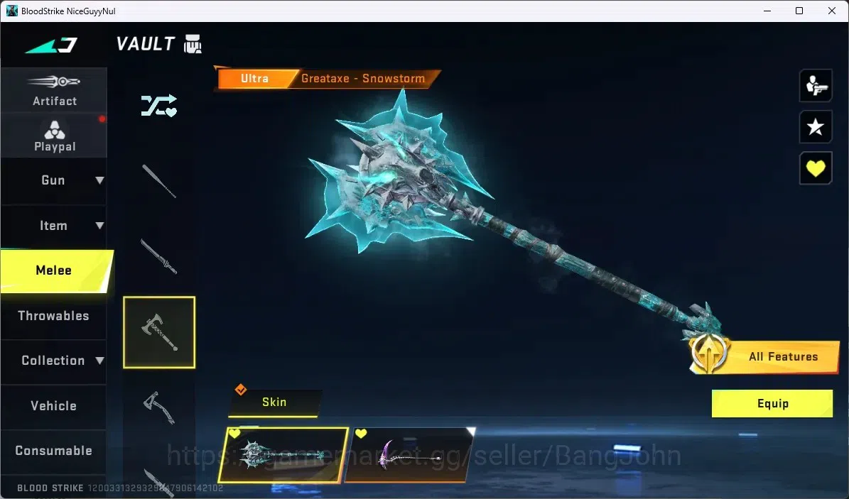 Blood Strike Accounts ASIA |1 ETERNAL: QBZ95|1 AOT|2 Limited Gun|4 Ultra image 14