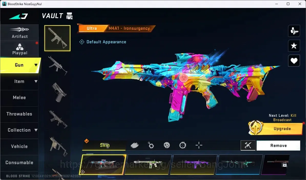 Blood Strike Accounts ASIA |1 ETERNAL: QBZ95|1 AOT|2 Limited Gun|4 Ultra image 2