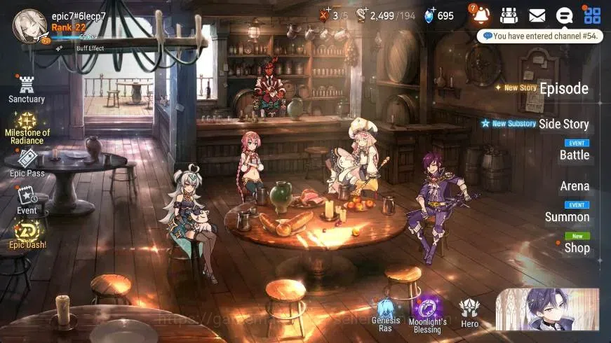 Epic Seven Accounts Global | Starter|2 ML(DLilibet,Harsetti)|PoH+Bless image 1