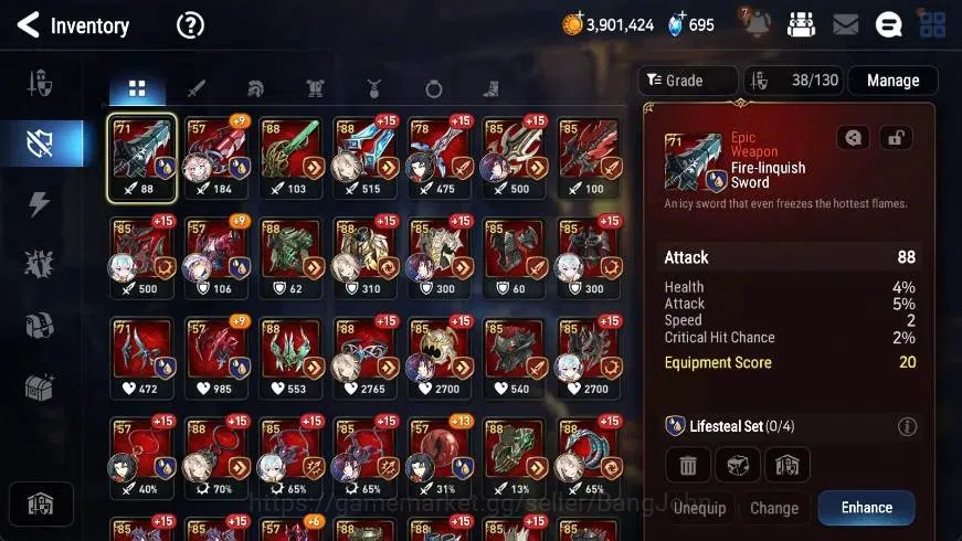 Epic Seven Accounts Global | Starter|2 ML(DLilibet,Harsetti)|PoH+Bless image 12
