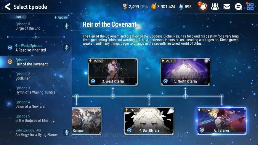 Epic Seven Accounts Global | Starter|2 ML(DLilibet,Harsetti)|PoH+Bless image 16