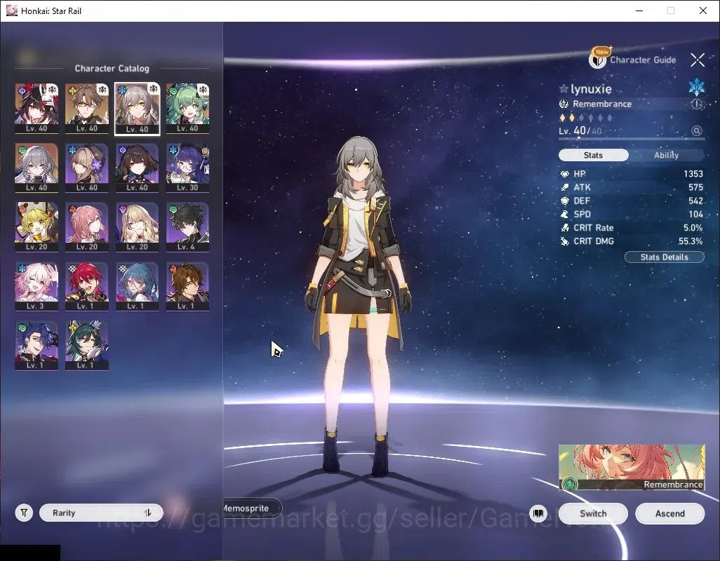 Honkai Star Rail Accounts Asia|TL 29|2 Limited [HuoHuo,Sparkle]|13 SRP,15 SS image 4