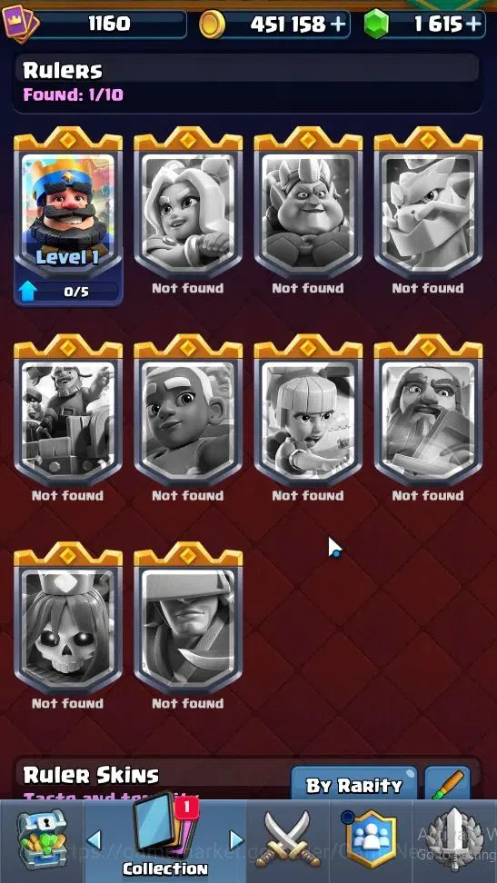 Clash Royale Accounts High-End Lvl 1160|Trophy 6803|KTL 12|Card 116|1 Hero 5 EVO 3 Champ 20 Legend ,33 Epic,30 Rare,29 11