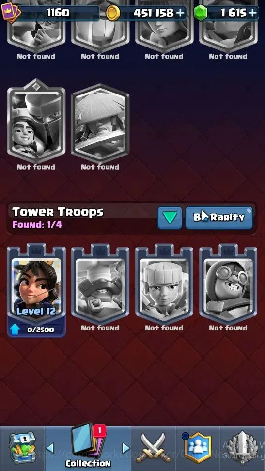 Clash Royale Accounts High-End Lvl 1160|Trophy 6803|KTL 12|Card 116|1 Hero 5 EVO 3 Champ 20 Legend ,33 Epic,30 Rare,29 12