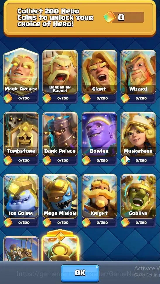 Clash Royale Accounts High-End Lvl 1160|Trophy 6803|KTL 12|Card 116|1 Hero 5 EVO 3 Champ 20 Legend ,33 Epic,30 Rare,29 7