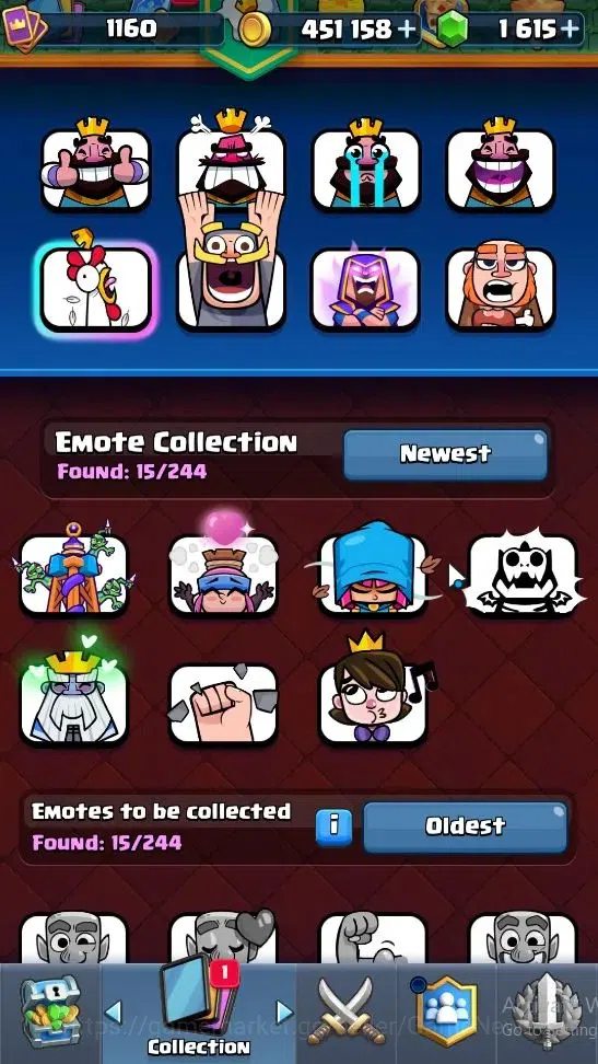 Clash Royale Accounts High-End Lvl 1160|Trophy 6803|KTL 12|Card 116|1 Hero 5 EVO 3 Champ 20 Legend ,33 Epic,30 Rare,29 8