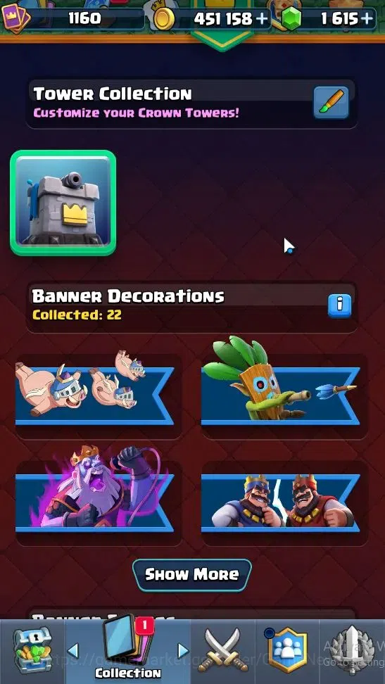 Clash Royale Accounts High-End Lvl 1160|Trophy 6803|KTL 12|Card 116|1 Hero 5 EVO 3 Champ 20 Legend ,33 Epic,30 Rare,29 9