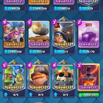 Clash Royale Others Lv 66|Trophy 12732|KTL 15|LimitedSkin|Card121|8Max image 1
