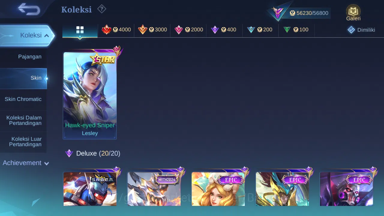 Mobile Legends: Bang Bang Accounts Hero 131 Skin 269 | Zodiac Helcurt | Lightborn Har image 3