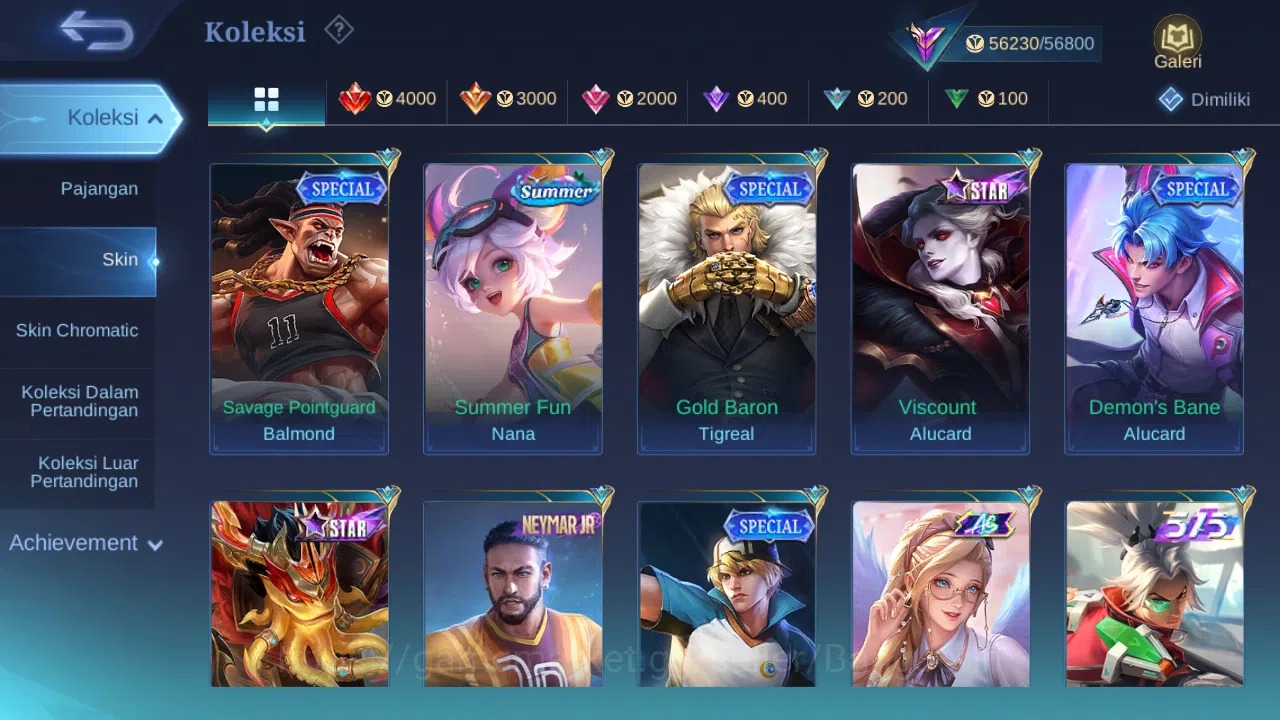 Mobile Legends: Bang Bang Accounts Hero 131 Skin 269 | Zodiac Helcurt | Lightborn Har image 8