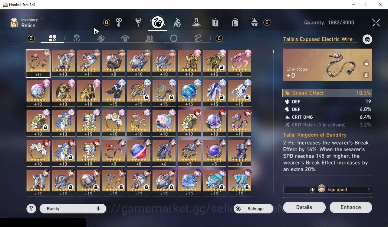 Honkai Star Rail Accounts Others Asia|TL 70|22 Limited|(Castorice,Cyrene,Saber E1)+Sign The Herta,Yao 9