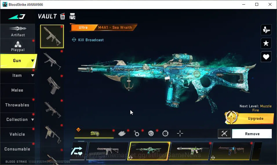Blood Strike Accounts ASIA|Collab AOT[Mikasa,M700-Thunder Gun]|5 ULTRA[H image 17