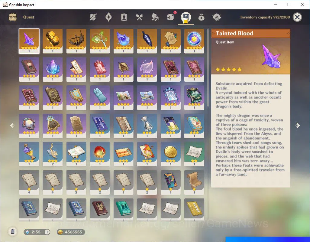 Genshin Impact Accounts ASIA|AR 60|13 Limited+15(*5Weapon)|[Yelan,Hutao,Ka image 11