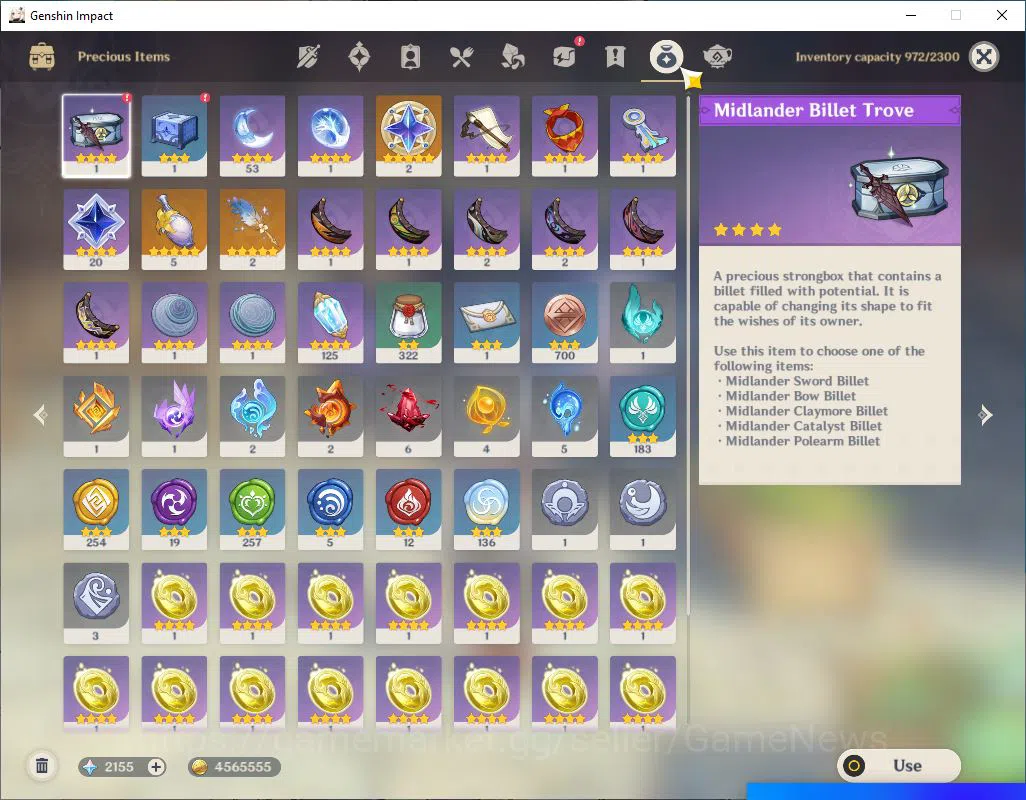 Genshin Impact Accounts ASIA|AR 60|13 Limited+15(*5Weapon)|[Yelan,Hutao,Ka image 12