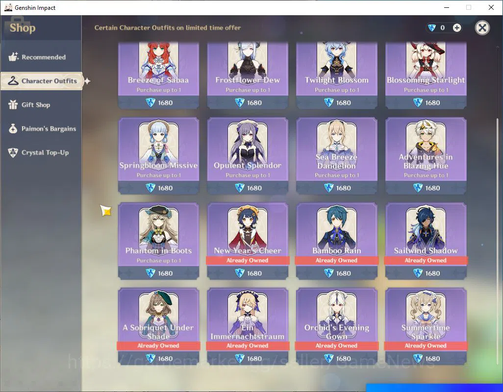 Genshin Impact Accounts ASIA|AR 60|13 Limited+15(*5Weapon)|[Yelan,Hutao,Ka image 18