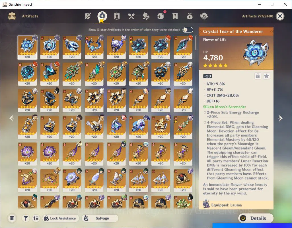 Genshin Impact Accounts ASIA|AR 60|13 Limited+15(*5Weapon)|[Yelan,Hutao,Ka image 8
