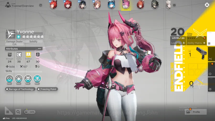 Arknights: Endfield Accounts ASIA | 3Limit+1Sign | Laevatain P2 Sign,Yvonne,Rossi, Ardelia,Ember,Wulfgard,Lastrite AKE267B 3