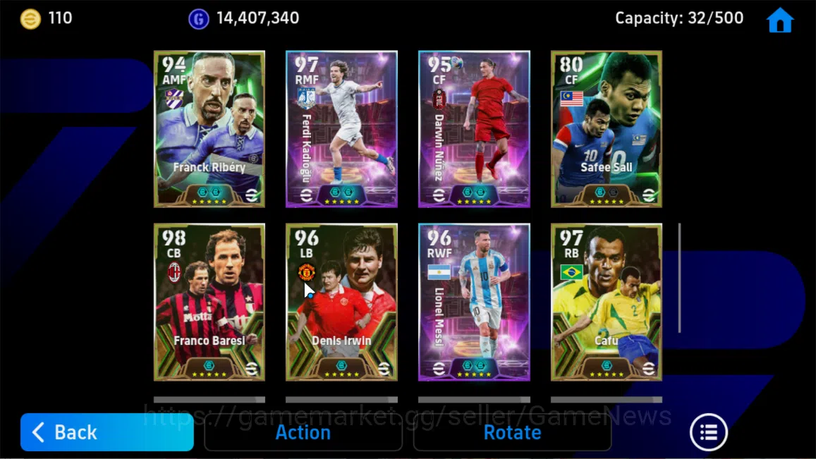 eFootball Accounts Mobile|Big Time Ronaldinho Gaucho,Eden Hazard(Phen image 8