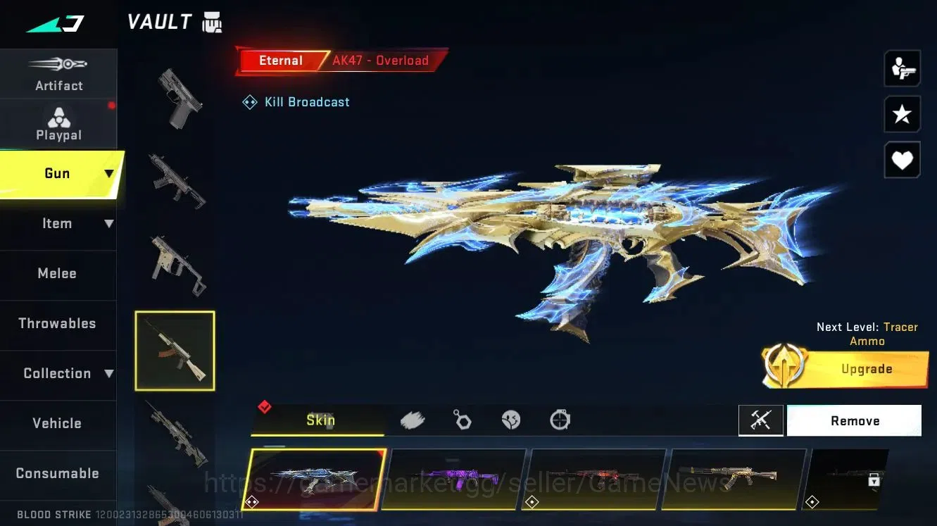 Blood Strike Accounts Asia|ETERNAL AK47 Lv3|Collab BLEACH[Byakuya]+TR[Ta image 19