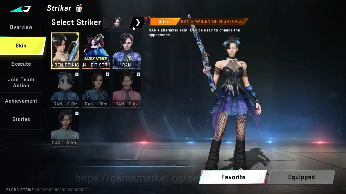 Blood Strike Accounts Asia|ETERNAL AK47 Lv3|Collab BLEACH[Byakuya]+TR[Ta image 8