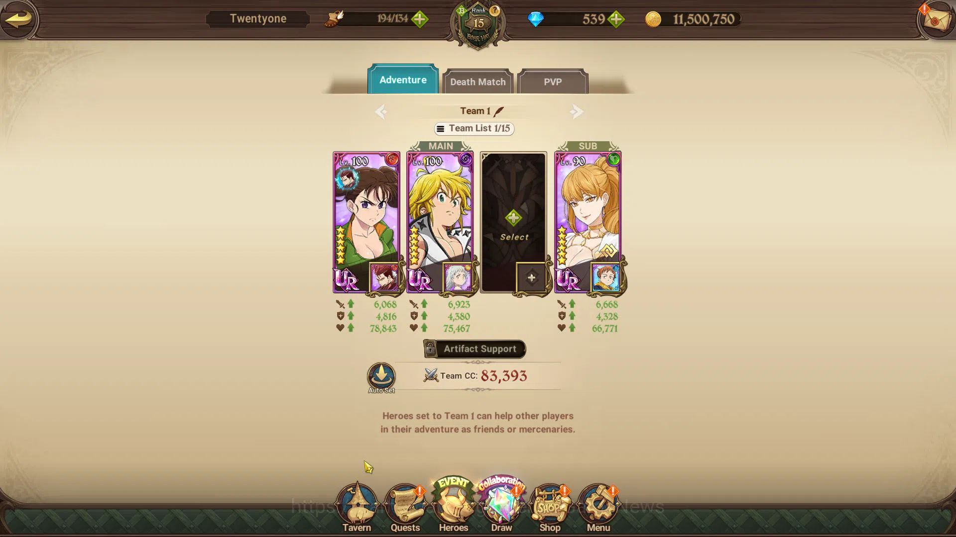 The Seven Deadly Sins: Grand Cross Accounts Asia|743K CC|Starter Ch5| 2 UR + 539 DM |Oppressor image 5