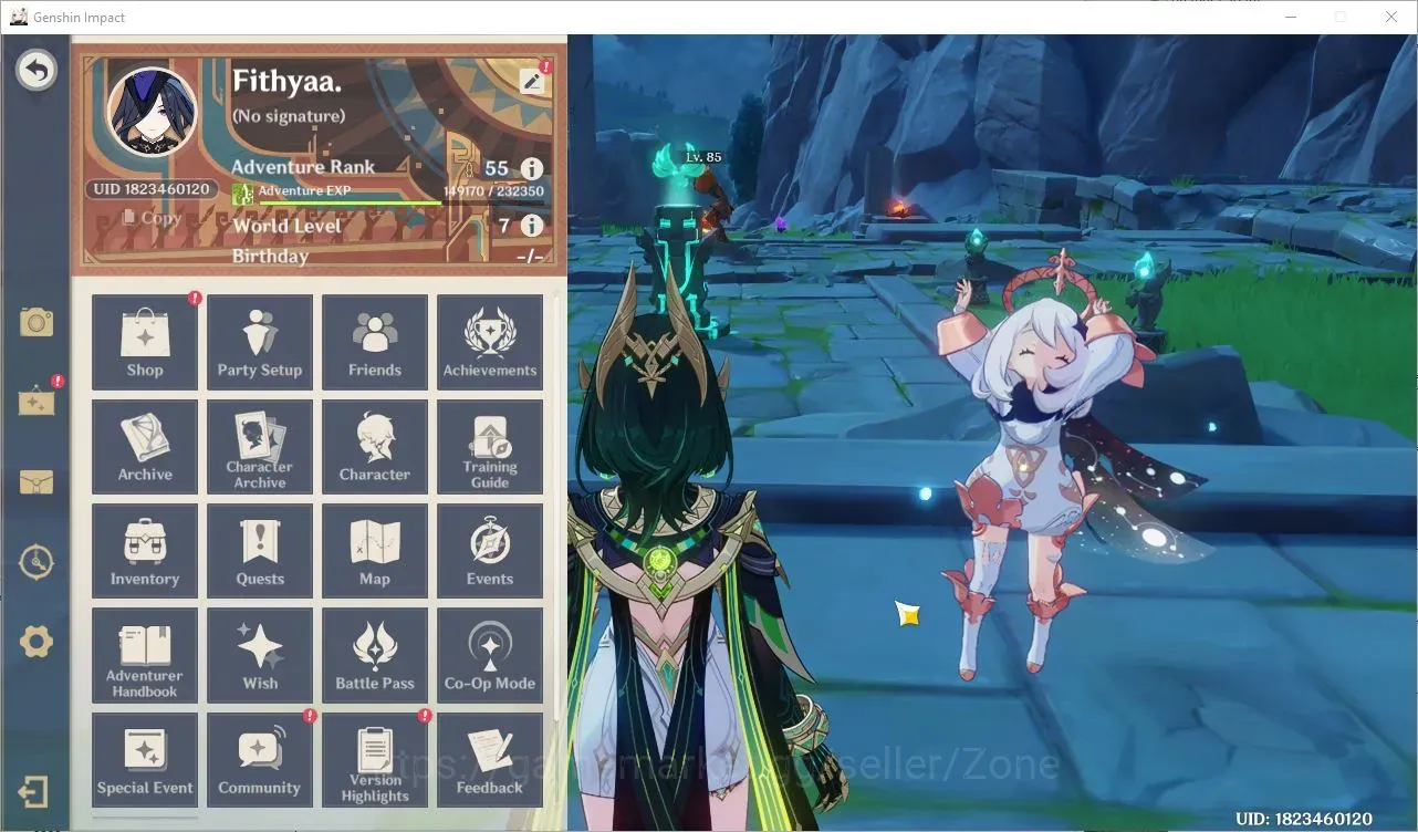 Genshin Impact Accounts Others ASIA|AR 55|5 Limited Char+2(*5Wep)|Semi Premium 1