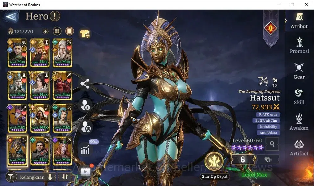 Watcher of Realms Accounts Global 60x|Lv 62| 2M Power|3 Lord[Rivenhald,Laya,T image 11
