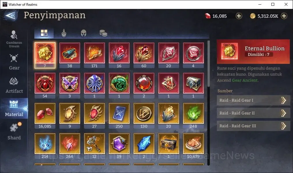 Watcher of Realms Accounts Global 60x|Lv 62| 2M Power|3 Lord[Rivenhald,Laya,T image 15