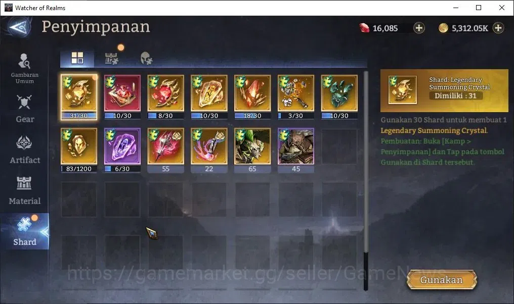 Watcher of Realms Accounts Global 60x|Lv 62| 2M Power|3 Lord[Rivenhald,Laya,T image 17
