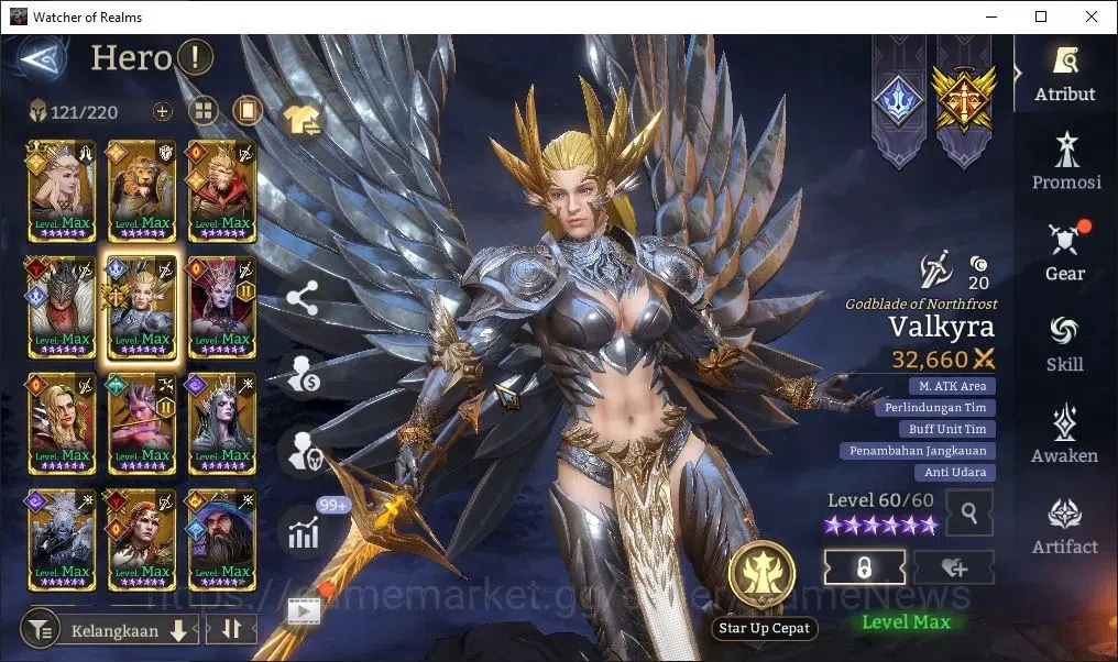 Watcher of Realms Accounts Global 60x|Lv 62| 2M Power|3 Lord[Rivenhald,Laya,T image 8