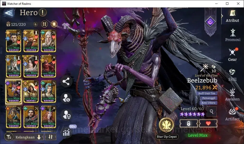 Watcher of Realms Accounts Global 60x|Lv 62| 2M Power|3 Lord[Rivenhald,Laya,T image 9