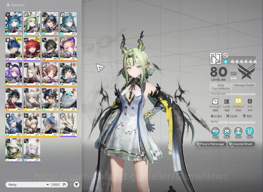 Arknights: Endfield Accounts Asia|Lv 55|7 SSR 4 Limited + 9(*6 Weapon)|(Si,Typhoeus P1)+Sign,Liino,Tangtang|259 1