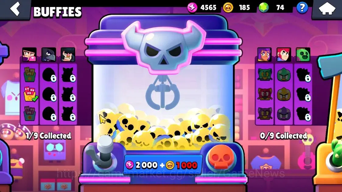 Brawl Stars Accounts 1703 Trophy|24 Brawlers 1 Max Lvl [EMZ] Myth Mortis|14 Skins|2 Epic [Sugarplum rosa] 2 SR|4,5K PP|CN 14