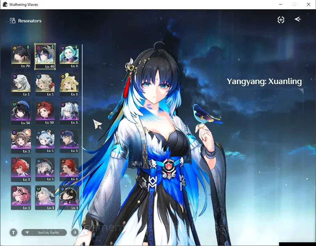 Wuthering Waves Accounts Others SEA |UL 49|2 Limited| Yangyang: Xuanling RC 5 + Signature, Rebecca |DB Lvl 30|MC Female|Log 2