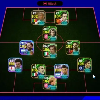 eFootball Accounts Legends & Iconic Players Android|16 Epic Andrean Pirlo,F.Cannavaro,S.Gerrard,Dimitar Berbatov,Uli