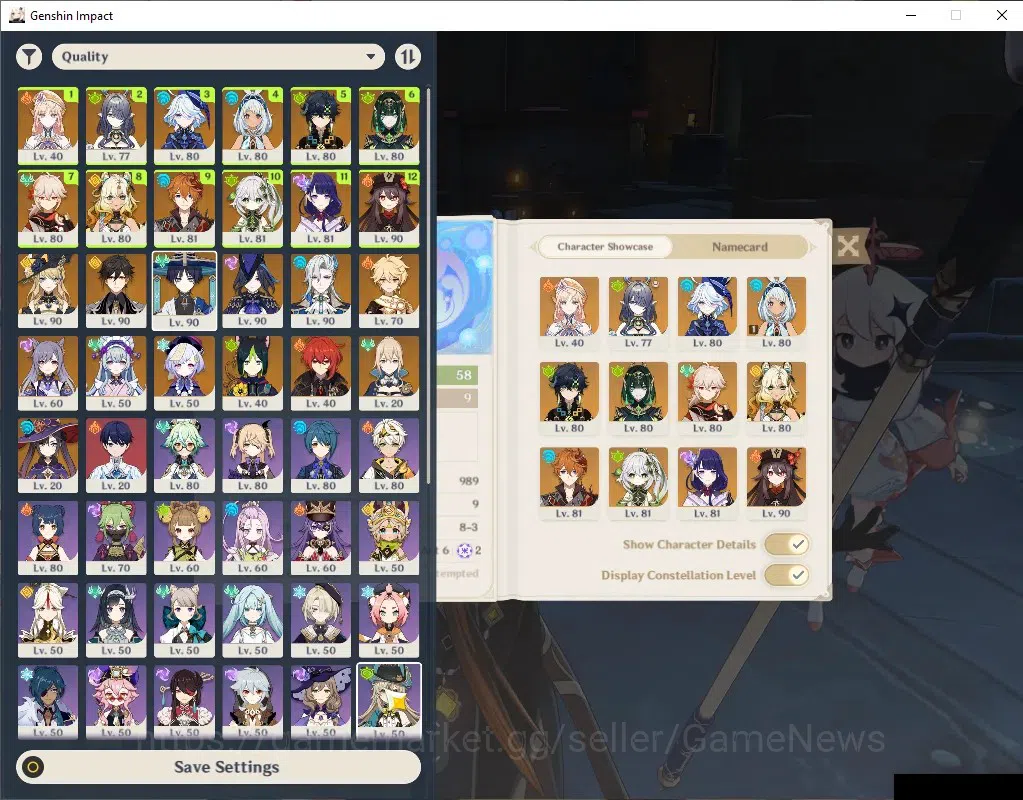 Genshin Impact Accounts ASIA|AR 58|17 Limited + 4 (*5Weapon)|Nefer,Lauma,N image 1