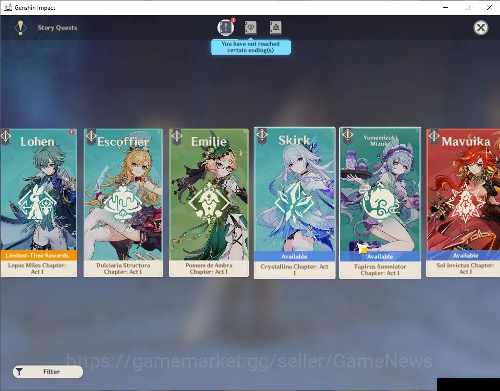 Genshin Impact Accounts ASIA|AR 58|17 Limited + 4 (*5Weapon)|Nefer,Lauma,N image 19