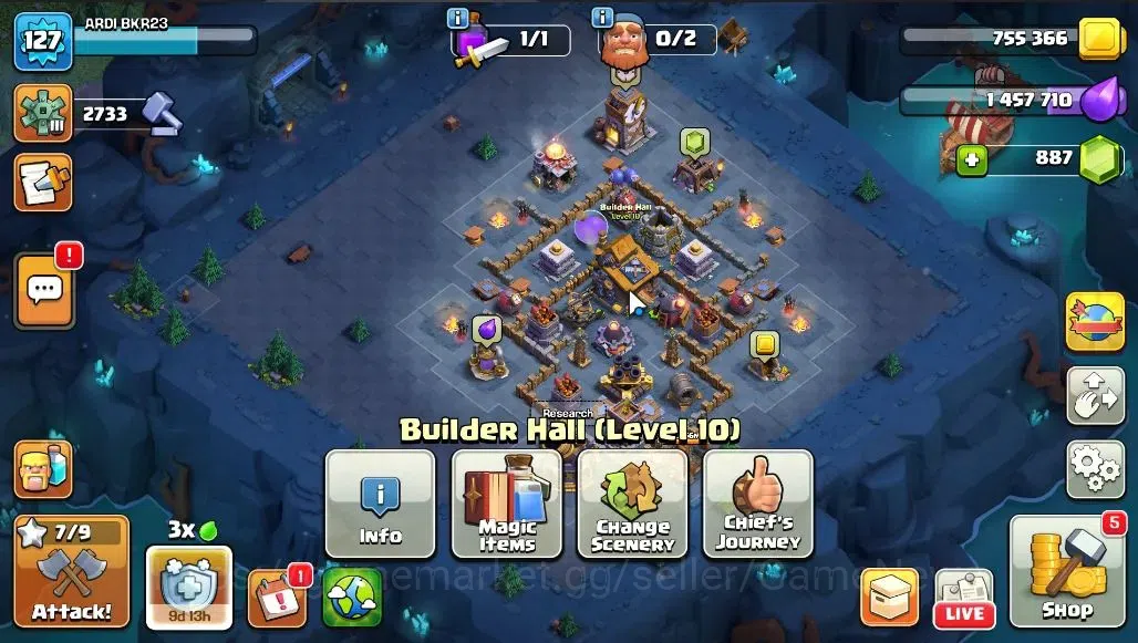 Clash of Clans Accounts LV 127|TH 13-BH 10||HH 7|Limited Skin|BK 38,AQ 40, image 13