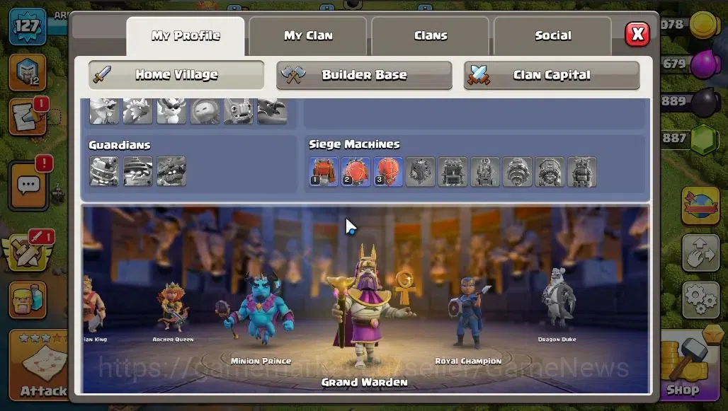 Clash of Clans Accounts LV 127|TH 13-BH 10||HH 7|Limited Skin|BK 38,AQ 40, image 4